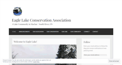 Desktop Screenshot of eaglelakeconservationassociation.com