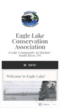 Mobile Screenshot of eaglelakeconservationassociation.com